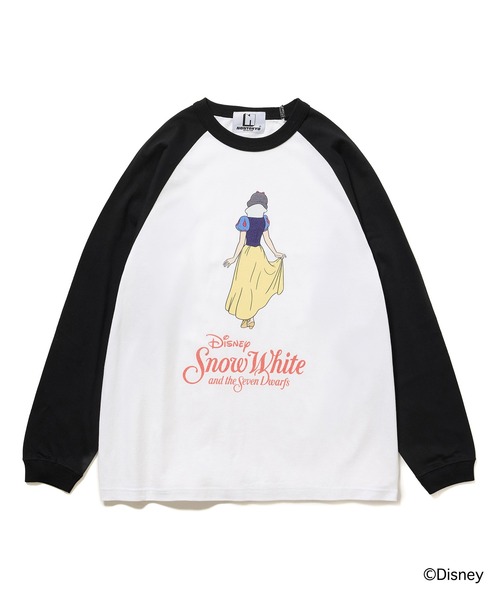 NON TOKYO（ノントーキョー）の「Disney 『Snow White』 NON TOKYO 　PRINT RAGLAN T-SHIRT(SNOW WHITE)（Tシャツ/カットソー・レディース・ホワイト×ブラック/ホワイト×レッド・1/2）」の8枚目の写真