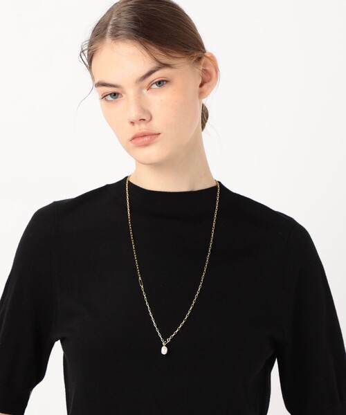 TOMORROWLAND （トゥモローランド）の「【別注】januka Chain w/Pearl ロングネックレス（ネックレス・レディース・ゴールド系その他・FREE）」の2枚目の写真