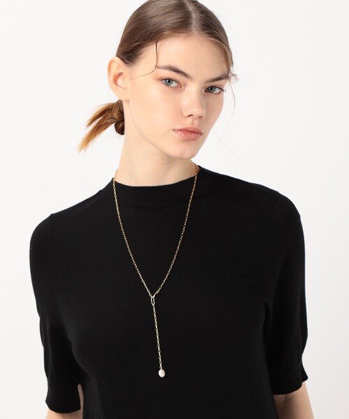 TOMORROWLAND （トゥモローランド）の「【別注】januka Chain w/Pearl ロングネックレス（ネックレス・レディース・ゴールド系その他・FREE）」の3枚目の写真
