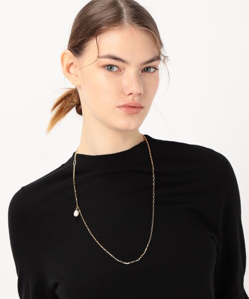 TOMORROWLAND （トゥモローランド）の「【別注】januka Chain w/Pearl ロングネックレス（ネックレス・レディース・ゴールド系その他・FREE）」の7枚目の写真