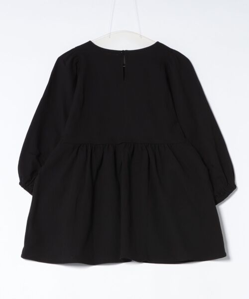 Lee(リー)の「Lee/リー パフスリーブTシャツ【体型カバー】(Tシャツ/カットソー・レディース・ホワイト/ブラック・SMALL/MEDIUM)」の3枚目の写真