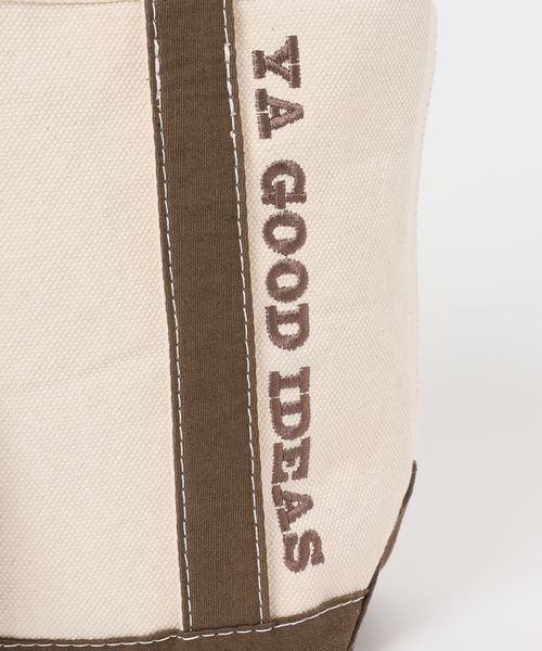 FRAMeWORK（フレームワーク）の「≪一部店舗+WEB限定 / 追加≫YA GOOD IDEAS YA BIG&MINI トート S（キャンバス）（トートバッグ・レディース・ブラウン/ブラック・FREE）」の18枚目の写真