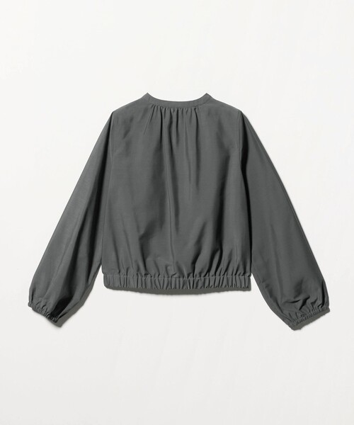 A DAY IN THE LIFE UNITED ARROWS（アデイインザライフユナイテッドアローズ）の「シアー スタンドブルゾン ‐ウォッシャブル‐＜A DAY IN THE LIFE＞（ブルゾン・レディース・ライトグレー/ダークグレー/ベージュ・FREE）」の10枚目の写真