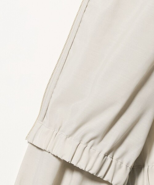 A DAY IN THE LIFE UNITED ARROWS（アデイインザライフユナイテッドアローズ）の「シアー スタンドブルゾン ‐ウォッシャブル‐＜A DAY IN THE LIFE＞（ブルゾン・レディース・ライトグレー/ダークグレー/ベージュ・FREE）」の16枚目の写真