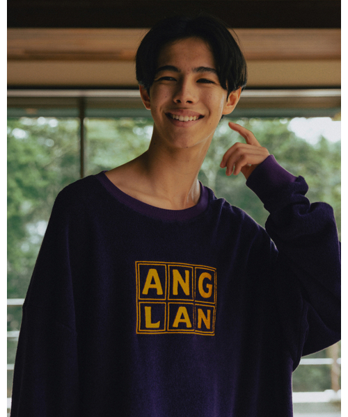 ANGLAN(アングラン)の「Terry Embroidered Pullover - Purple(スウェット・メンズ・その他・FREE)」の5枚目の写真