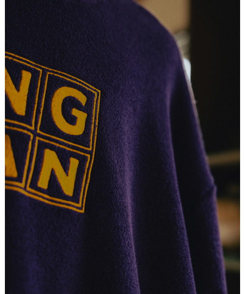 ANGLAN(アングラン)の「Terry Embroidered Pullover - Purple(スウェット・メンズ・その他・FREE)」の6枚目の写真