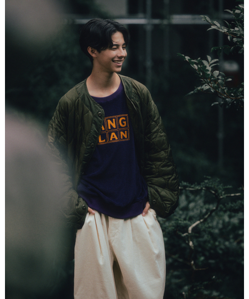 ANGLAN(アングラン)の「Terry Embroidered Pullover - Purple(スウェット・メンズ・その他・FREE)」の7枚目の写真