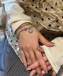 kutir | kutirlune／ハートブレスレット(ブレスレット)