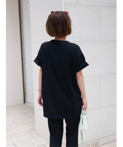 BeBeoD(べベッド)の「パールロゴソフトTシャツ(Tシャツ/カットソー・レディース・ピンク/ホワイト/グレー/ブラック・フリー)」の10枚目の写真