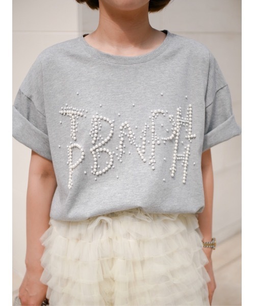 BeBeoD(べベッド)の「パールロゴソフトTシャツ(Tシャツ/カットソー・レディース・ピンク/ホワイト/グレー/ブラック・フリー)」の15枚目の写真