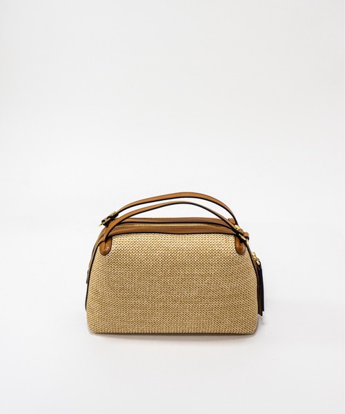 Rivel(リヴェル)の「【GIANNI CHIARINI/ジャンニキアリーニ】2WAY ストロー素材ハンドバッグ レザーハンドル かごバッグ(かごバッグ・レディース・ナチュラル・FREE)」の22枚目の写真