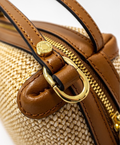 Rivel(リヴェル)の「【GIANNI CHIARINI/ジャンニキアリーニ】2WAY ストロー素材ハンドバッグ レザーハンドル かごバッグ(かごバッグ・レディース・ナチュラル・FREE)」の16枚目の写真