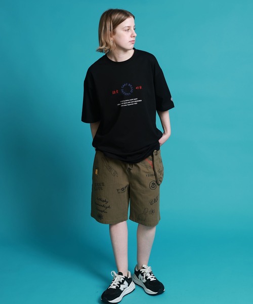 JACKROSE(ジャックローズ)の「YOIDORE 落書き ポーチバッグ ショートパンツ(その他パンツ・メンズ・インディゴブルー/カーキ・L/M)」の11枚目の写真