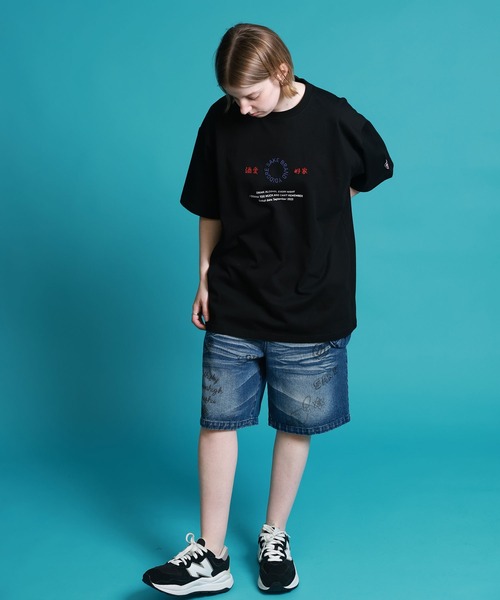 JACKROSE(ジャックローズ)の「YOIDORE 落書き ポーチバッグ ショートパンツ(その他パンツ・メンズ・インディゴブルー/カーキ・L/M)」の20枚目の写真
