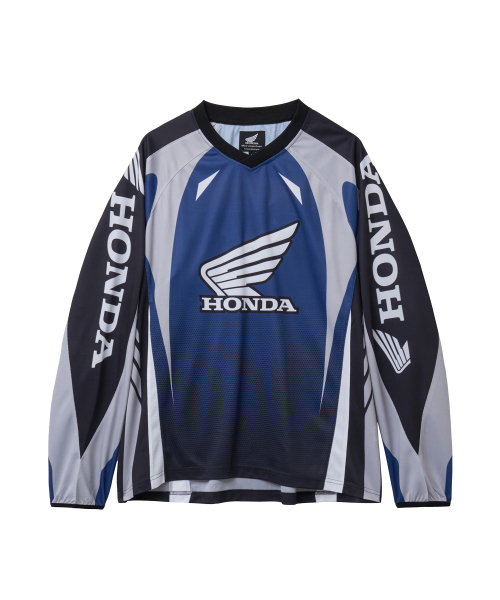 PHYPS MOTORCYCLE(フィップスモーターサイクル)の「Mesh Motorcycle Jersey Blue(Tシャツ/カットソー・レディース・その他・SMALL/MEDIUM/LARGE/X-LARGE)」の2枚目の写真