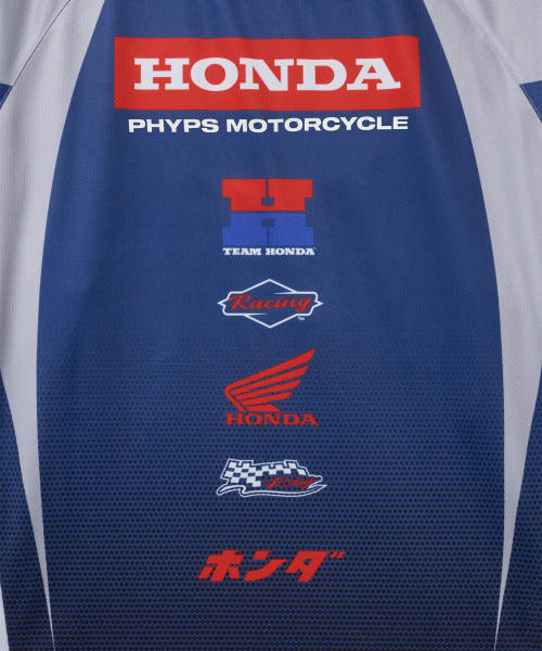 PHYPS MOTORCYCLE(フィップスモーターサイクル)の「Mesh Motorcycle Jersey Blue(Tシャツ/カットソー・レディース・その他・SMALL/MEDIUM/LARGE/X-LARGE)」の5枚目の写真