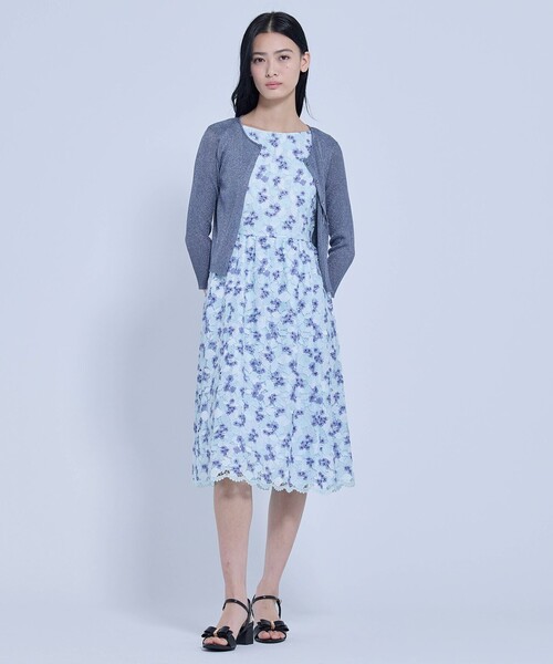 TOCCA(トッカ)の「ADORED LAME カーディガン(カーディガン/ボレロ・レディース・ピンク系/シルバー系/ゴールド系・SMALL/MEDIUM)」の5枚目の写真