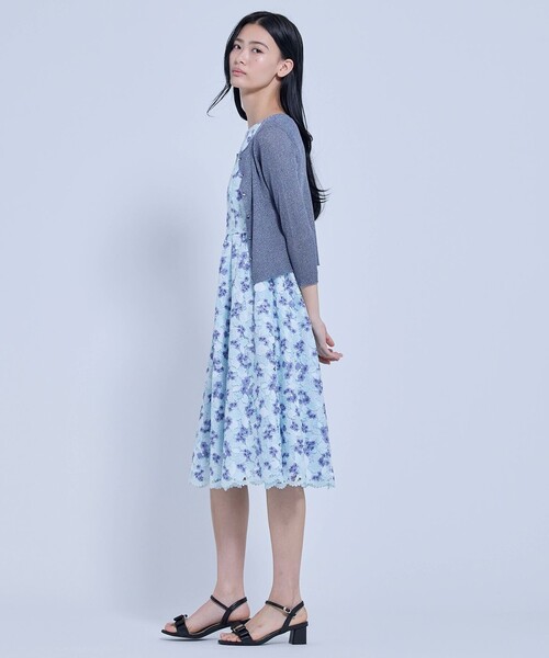 TOCCA(トッカ)の「ADORED LAME カーディガン(カーディガン/ボレロ・レディース・ピンク系/シルバー系/ゴールド系・SMALL/MEDIUM)」の6枚目の写真