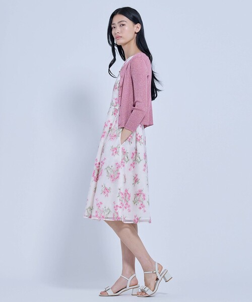 TOCCA(トッカ)の「ADORED LAME カーディガン(カーディガン/ボレロ・レディース・ピンク系/シルバー系/ゴールド系・SMALL/MEDIUM)」の9枚目の写真