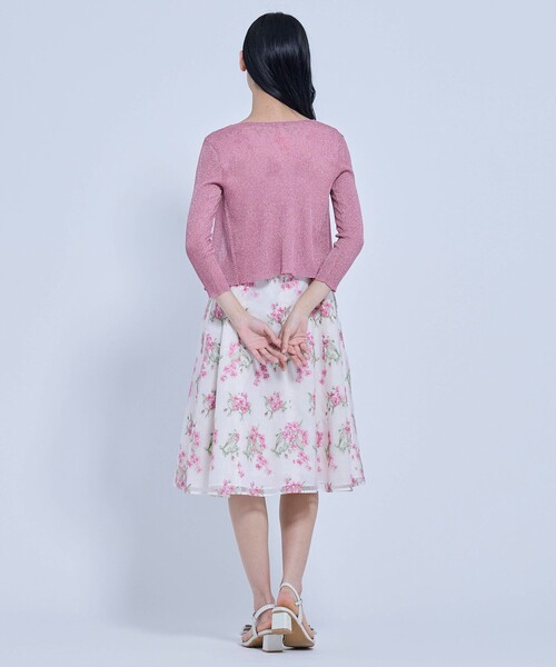 TOCCA(トッカ)の「ADORED LAME カーディガン(カーディガン/ボレロ・レディース・ピンク系/シルバー系/ゴールド系・SMALL/MEDIUM)」の10枚目の写真