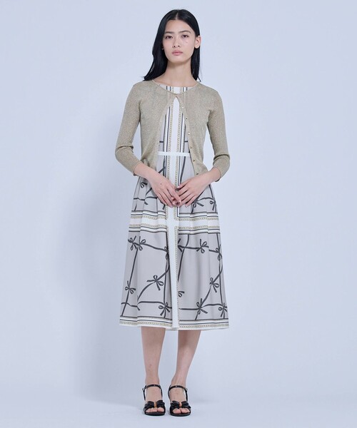 TOCCA(トッカ)の「ADORED LAME カーディガン(カーディガン/ボレロ・レディース・ピンク系/シルバー系/ゴールド系・SMALL/MEDIUM)」の11枚目の写真
