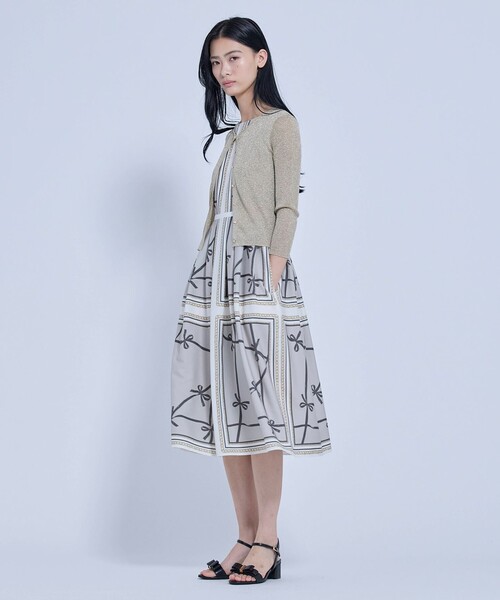 TOCCA(トッカ)の「ADORED LAME カーディガン(カーディガン/ボレロ・レディース・ピンク系/シルバー系/ゴールド系・SMALL/MEDIUM)」の12枚目の写真