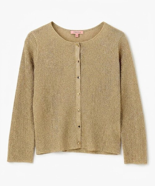 TOCCA(トッカ)の「ADORED LAME カーディガン(カーディガン/ボレロ・レディース・ピンク系/シルバー系/ゴールド系・SMALL/MEDIUM)」の18枚目の写真