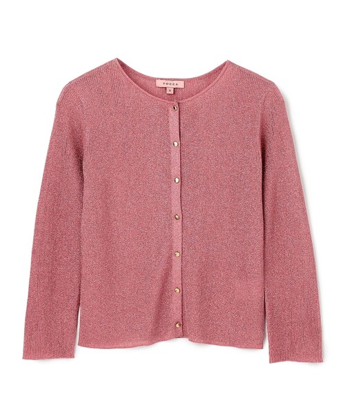 TOCCA(トッカ)の「ADORED LAME カーディガン(カーディガン/ボレロ・レディース・ピンク系/シルバー系/ゴールド系・SMALL/MEDIUM)」の20枚目の写真