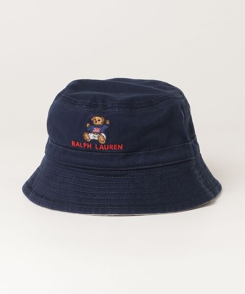 Polo ベア コットン ツイル バケット ハット（ハット）｜POLO RALPH