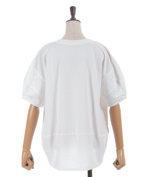 axes femme(アクシーズファム)の「アソートフラワープリントPO(Tシャツ/カットソー・レディース・グリーン/キナリ/ブルーグレー・FREE)」の5枚目の写真