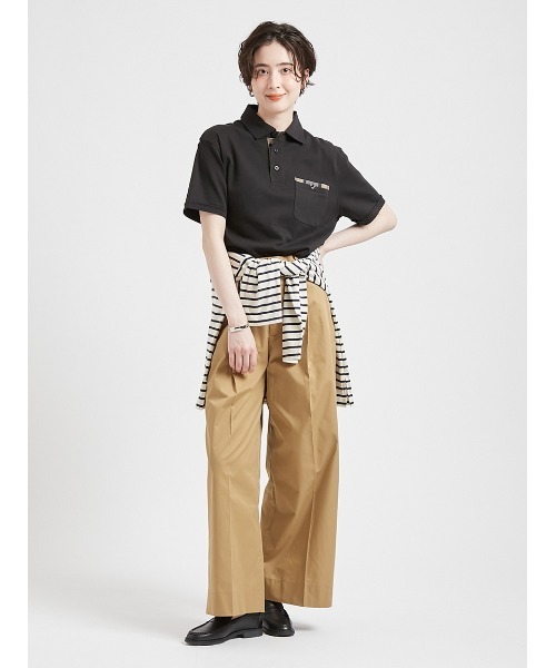Barbour(バブアー)の「Corpatch コットン ポロシャツ(ポロシャツ・メンズ・ブラック/オリーブ・SMALL/MEDIUM/LARGE/X-LARGE)」の11枚目の写真