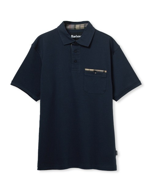 Barbour(バブアー)の「Corpatch コットン ポロシャツ(ポロシャツ・メンズ・ブラック/オリーブ・SMALL/MEDIUM/LARGE/X-LARGE)」の8枚目の写真