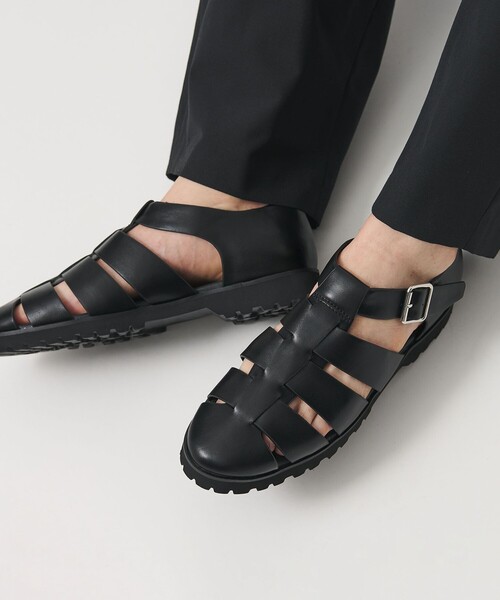 BEAUTY&YOUTH UNITED ARROWS(ビューティーアンドユースユナイテッドアローズ)の「グルカ シューズ(サンダル・メンズ・ブラック・8/7/10/9/6)」の2枚目の写真