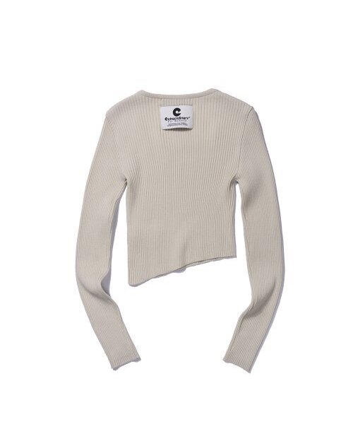 EXTRAORDINARY(エクストラオーディナリー)の「SQUARE NECK SWEATER L/BEIGE(ニット/セーター・レディース・その他・FREE)」の2枚目の写真