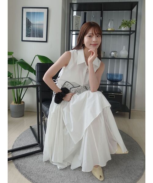 LAGUNAMOON(ラグナムーン)の「アシメティアードコットンスカート 【夏服】(スカート・レディース・オレンジ・SMALL/MEDIUM)」の14枚目の写真