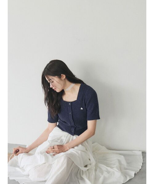 LAGUNAMOON(ラグナムーン)の「アシメティアードコットンスカート 【夏服】(スカート・レディース・オレンジ・SMALL/MEDIUM)」の7枚目の写真