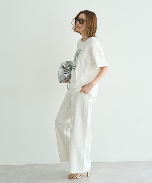 YECCA VECCA(イェッカヴェッカ)の「【UVカット】ロゴBIGTee(Tシャツ/カットソー・レディース・B/A/C・FREE)」の15枚目の写真