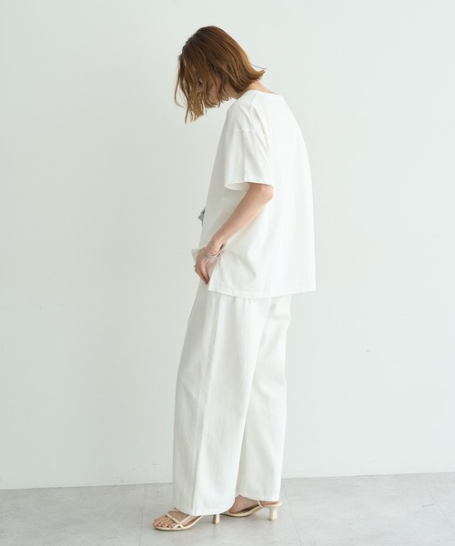 YECCA VECCA(イェッカヴェッカ)の「【UVカット】ロゴBIGTee(Tシャツ/カットソー・レディース・B/A/C・FREE)」の14枚目の写真