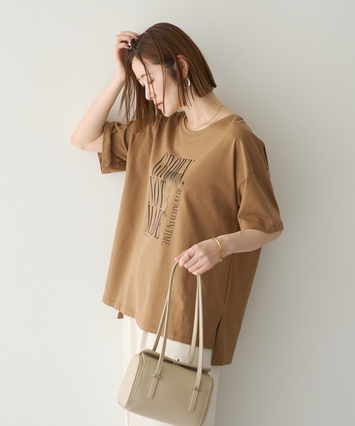 YECCA VECCA(イェッカヴェッカ)の「【UVカット】ロゴBIGTee(Tシャツ/カットソー・レディース・B/A/C・FREE)」の10枚目の写真