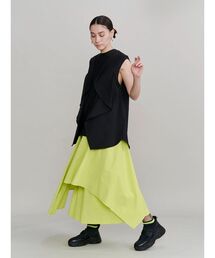 UN3D. | TW ASYMME LAYERED PT / タイプライターアシメレイヤードパンツ(その他パンツ)