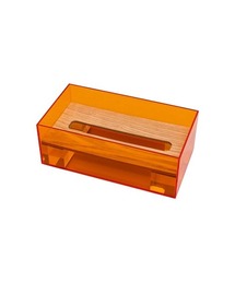 BRID（ブリッド）の「ブリッド アクリル＆ウッドティッシュケース BRID ACRYLIC & WOOD TISSUE CASE（インテリア雑貨）」