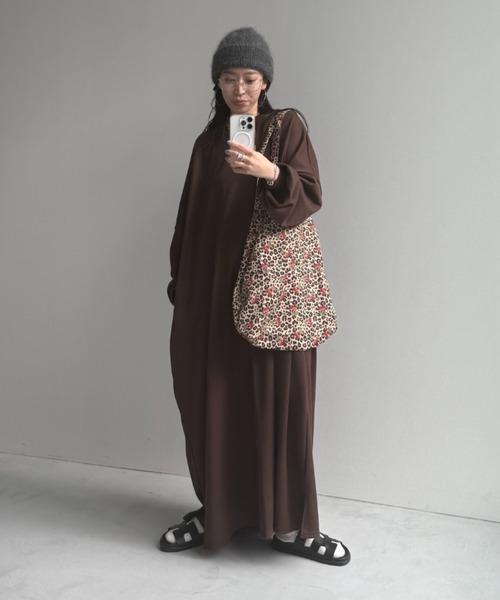wee9s（ウィークス）の「GAL MIND TOTE / ギャルマインドトート（トートバッグ・レディース・ブラウン・FREE）」の5枚目の写真
