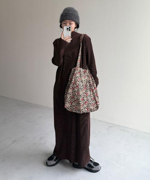wee9s（ウィークス）の「GAL MIND TOTE / ギャルマインドトート（トートバッグ・レディース・ブラウン・FREE）」の10枚目の写真
