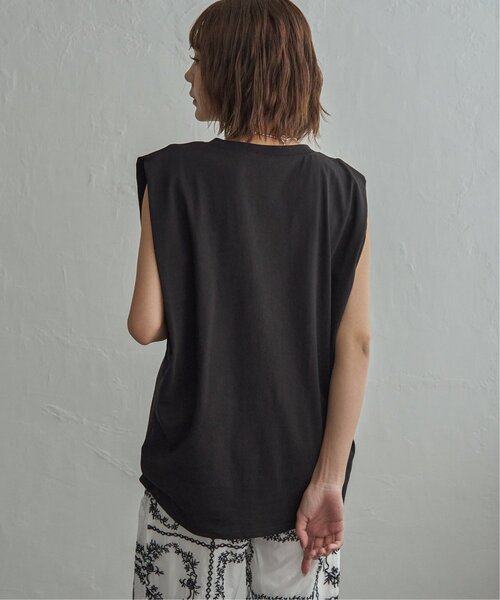 notch.(ノッチ)の「ショルダータックTシャツ(Tシャツ/カットソー・レディース・ブラック/オフホワイト・M)」の14枚目の写真