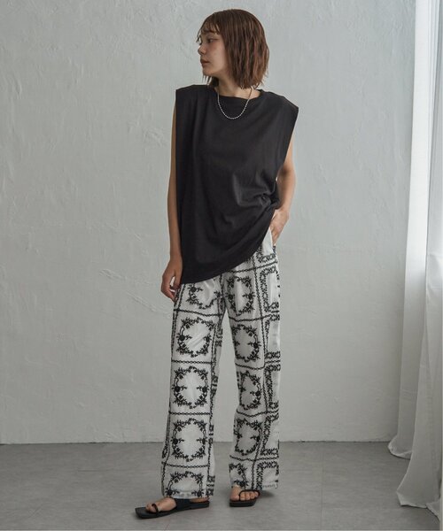 notch.(ノッチ)の「ショルダータックTシャツ(Tシャツ/カットソー・レディース・ブラック/オフホワイト・M)」の19枚目の写真