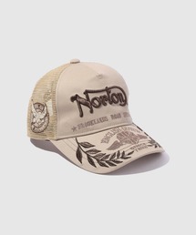 Norton（ノートン）の「【Norton/ノートン 】ロゴ 月桂樹刺繍 メッシュキャップ（キャップ）」