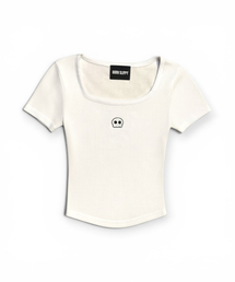 Bully Square Neck T-shirt (White)