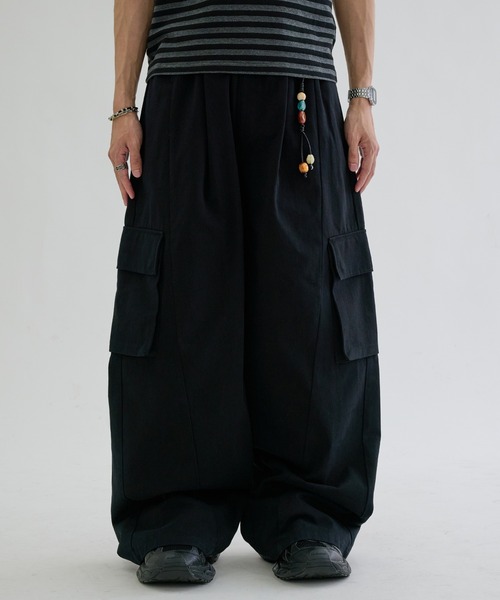 GRANCY】Dirty Nylon Cargo Pants / ダーティナイロンカーゴパンツ