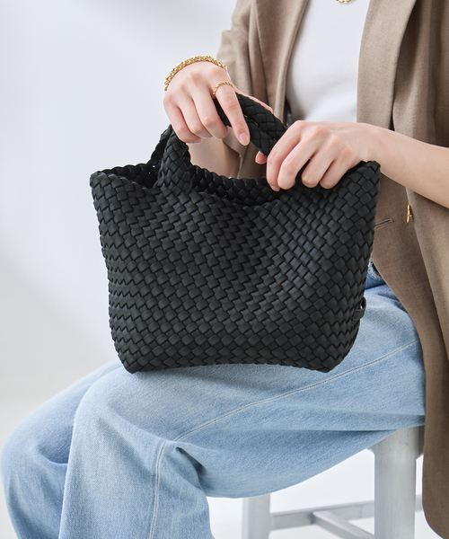NAGHEDI(ナゲディ)の「NAGHEDI/ナゲディ ST BARTHS SMALL TOTE トートバッグ(トートバッグ・レディース・ブラック系その他/キャメル・FREE)」の3枚目の写真