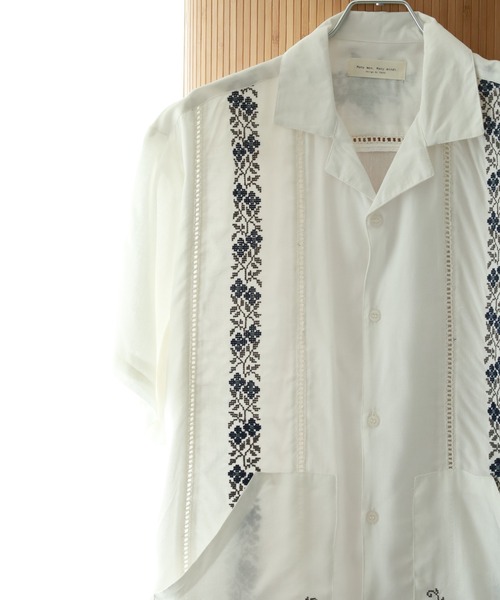 MANYMENMANYMINDS / Unbroidery / Rayon shirt полурукав
